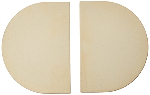 Primo 324 Ceramic Heat Reflector Plates for Primo Oval XL Grill, 2 per Box