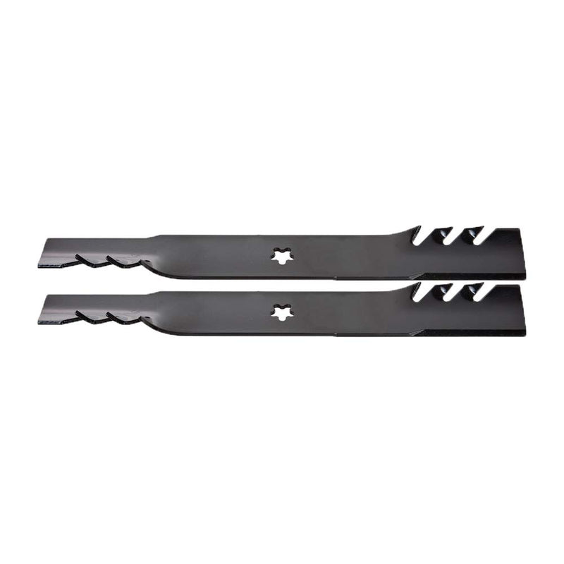 Set of 2, Longer Life 596-370 Gator Fusion G5 3-In-1 Mulching Blades to Replace 405380, 532405380, 403107, 532403107: Craftsman, Poulan, Husqvarna, Made in USA