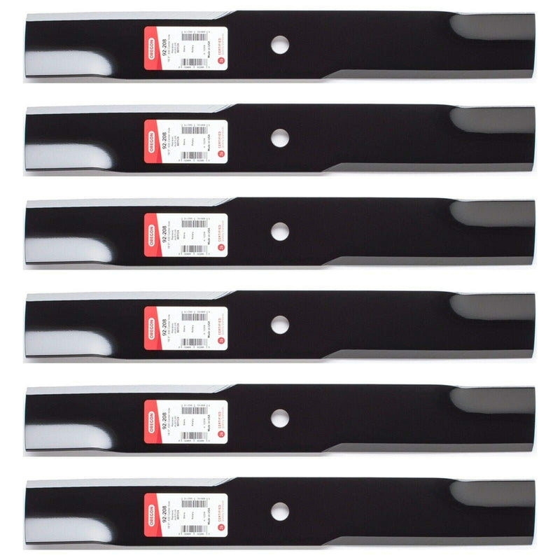 Oregon 6PK 92-208 Blades for 54 Hustler 601124, 797704, 601013, 602416, 797696, 797712