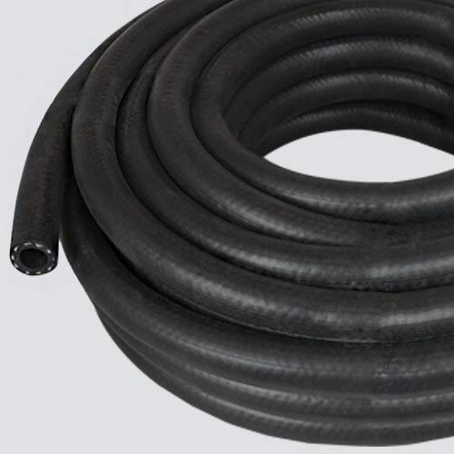 Apache 10031564 Multipurpose Hose  Black, 1/2 in. x 25 ft. Agriculture Hose with EPDM Tube, Cover, 200 PSI, Reinforced Air, Water Hose