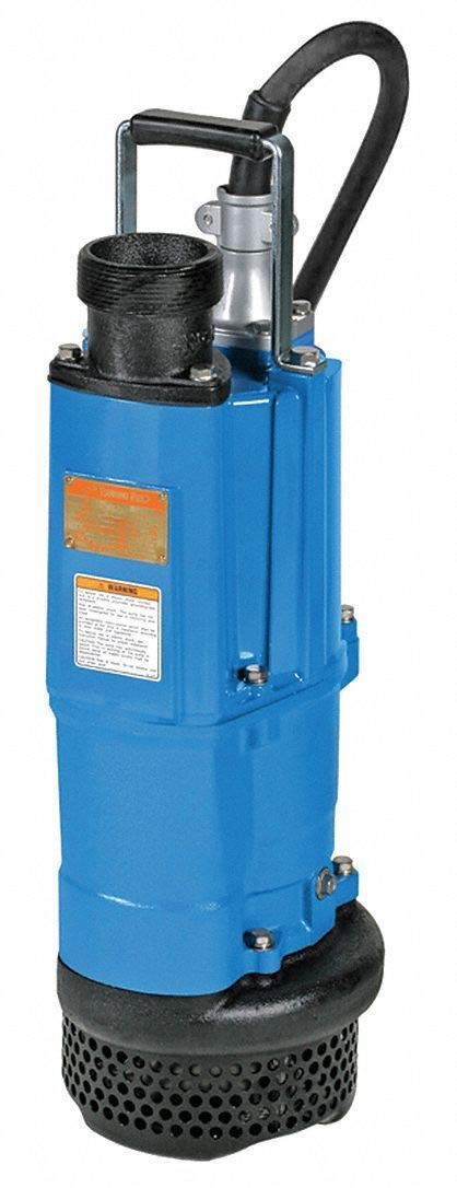 Tsurumi 3 HP Construction Site/Residential Dewatering Pump, 230 Voltage, Discharge NPT: 3" - NK2-22L