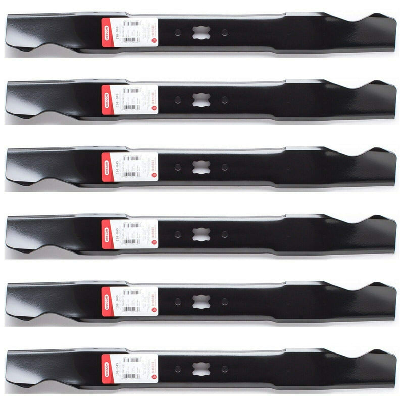 Oregon 6PK 198-049 Mulch Blades for 21 MTD Cub Cadet Troy-Bilt 742-0741 942-0741