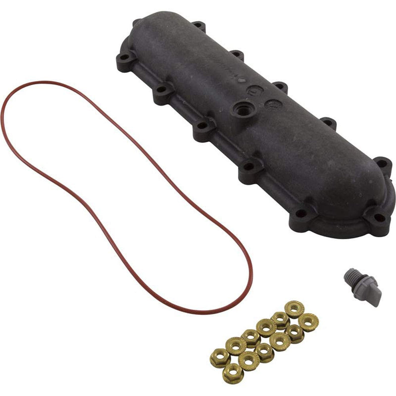 Raypak Return Header, 206A - 407A, w/Flange Nut Kit