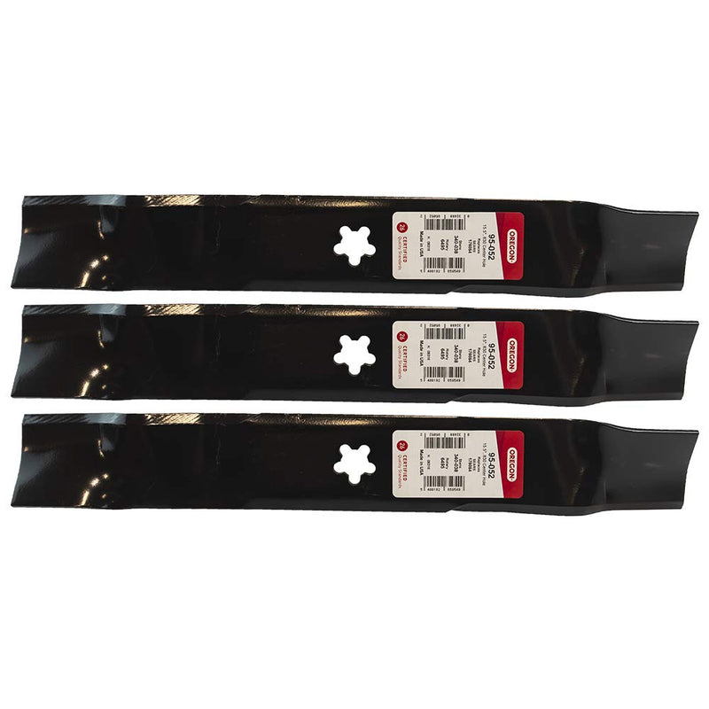 Oregon (Set of 3) Blades 95-052 FITS Husqvarna AYP 532145708 145708 532-1524-43 157033