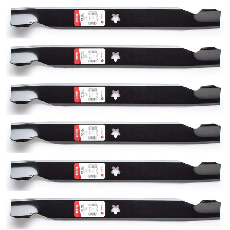Oregon 6PK 195-032 High Lift Blade for 42 Husqvarna YTH18542