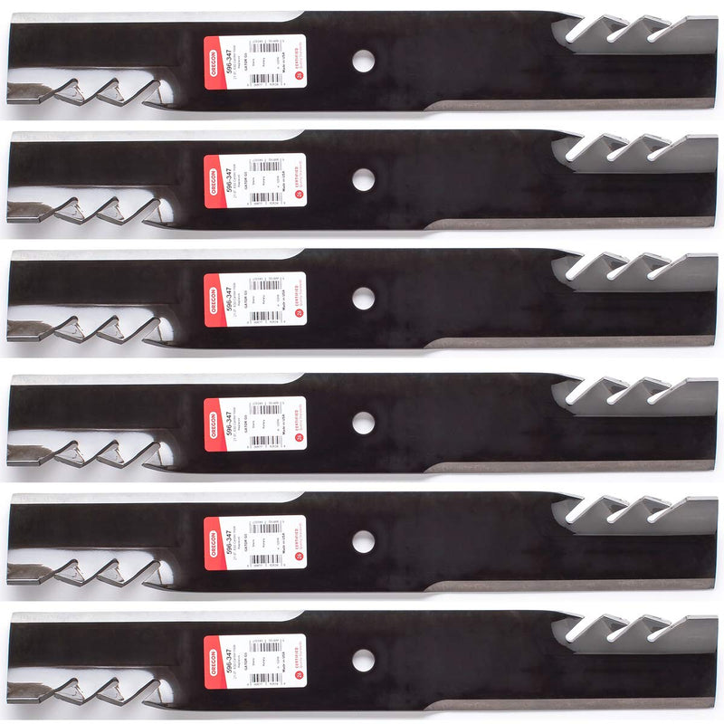 Oregon 6PK 596-347 G5 Gator Blades for 61 Scag 481712, 482787, 482879, 482881