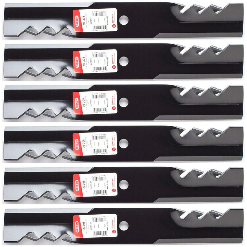 6PK Oregon 96-308 Gator G3 Blades for Hustler 796649 796649X 796649Y Scag 481706 Toro 107-3196