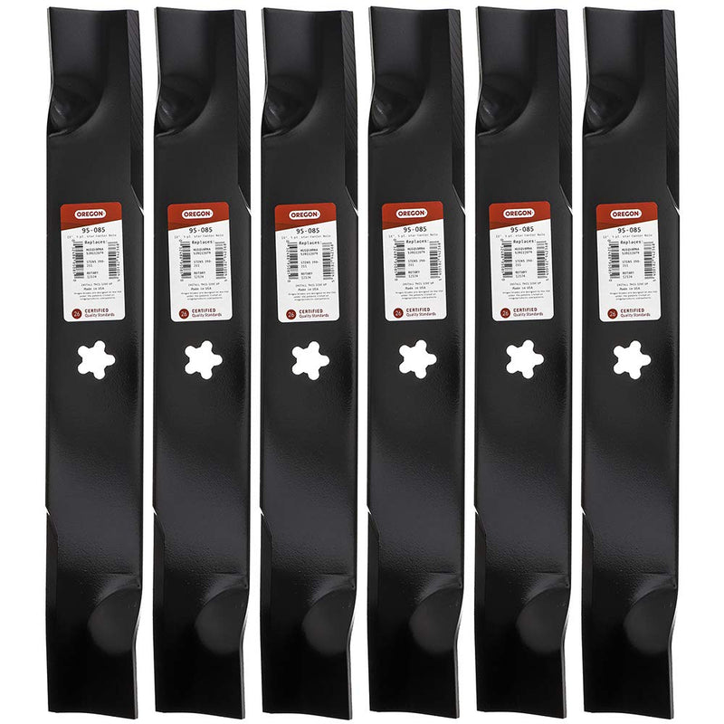 Oregon 6 PK 195-085 Lawn Mower Blade Fits Husqvarna 510417801 539112079 18