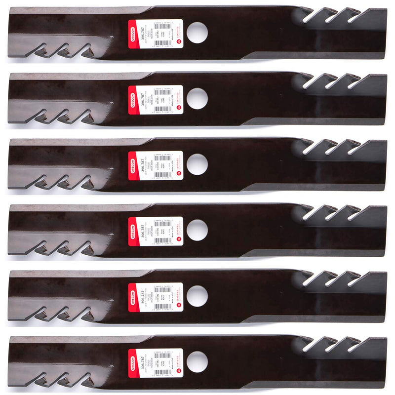 Oregon 6PK 396-787 G6 Gator Blades for 60 Kubota K5945-34360