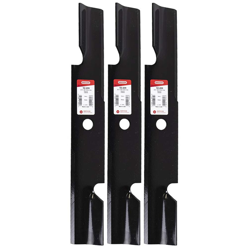 Set of 3 92-209 Blade Exmark 20.5 High Lift Replaces Exmark 103-6383
