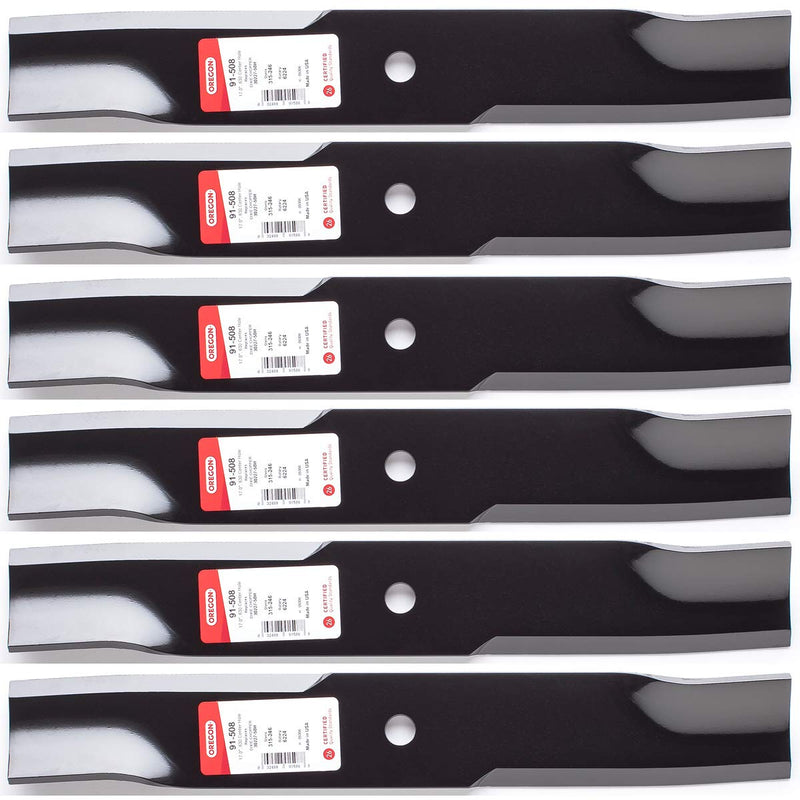 Oregon 6PK 91-508 Heavy Duty Blades for 50 Dixie Chopper 30227-50, 3022750