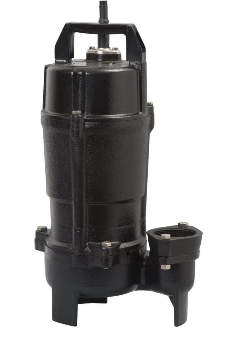 Tsurumi Pump 50UT2.75S 2" 1HP Submersible Sewage and Wastewater Sump Pump, Blue