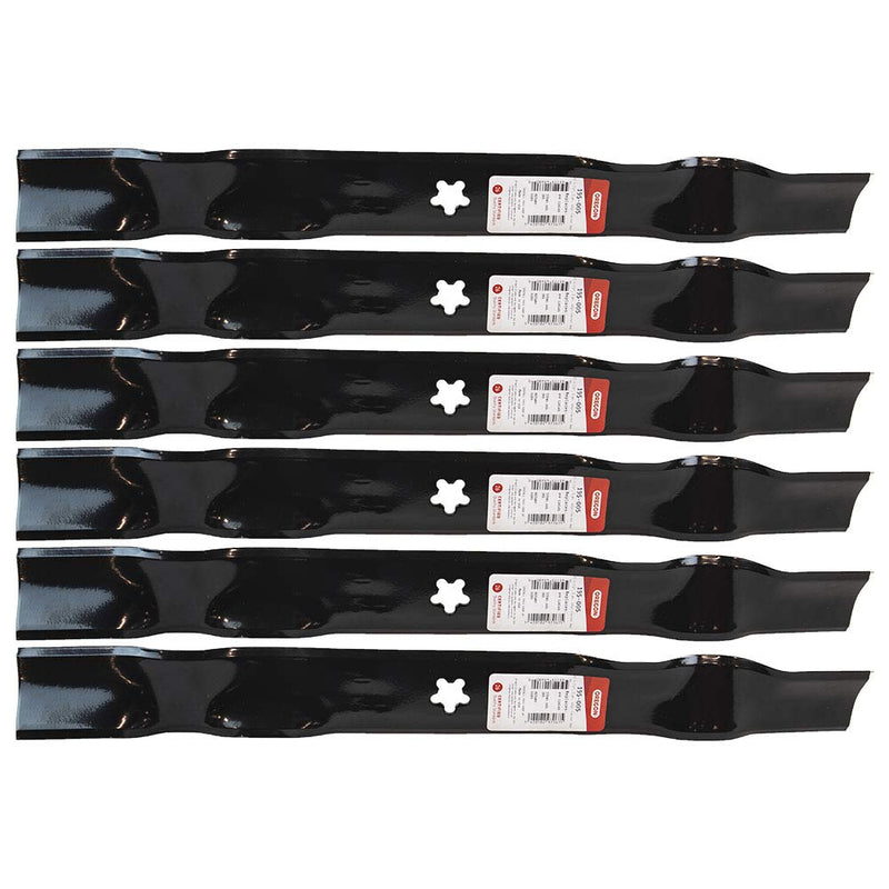 6PK Oregon 195-005 Lawn Mower Mulching Blades AYP 134149 138971 138498 127843