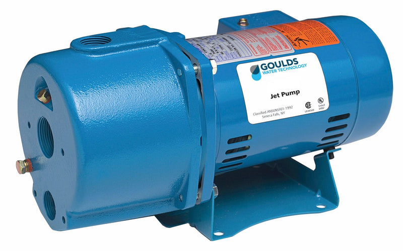 Goulds JRD7 Convertible Jet Pump, 3/4 HP, Single Phase, 115/230 V